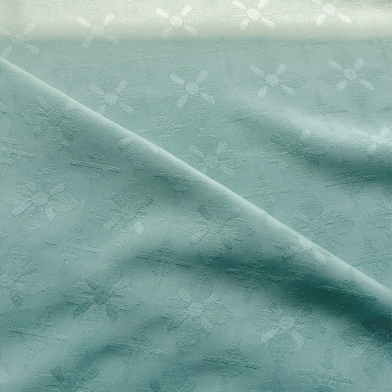 Rayon Four-Petal Jacquard Fabric, for Hanfu & Dresses