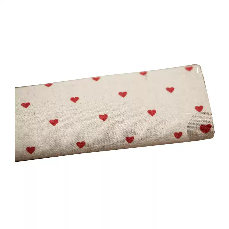 Heavy Cotton Linen Daisy Fabric, for Curtains & Upholstery