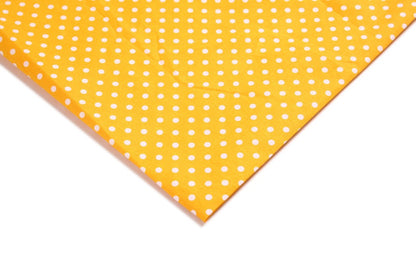 Floral Polyester Fabric - Craft & Craft by the Yard - 桔色