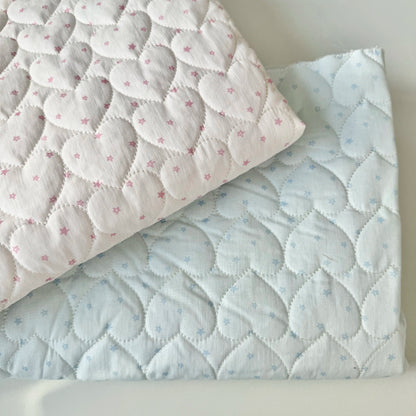 Cotton Quilted Puffer Fabric, Star Quilt, for Padded Coats & Kids' Wear