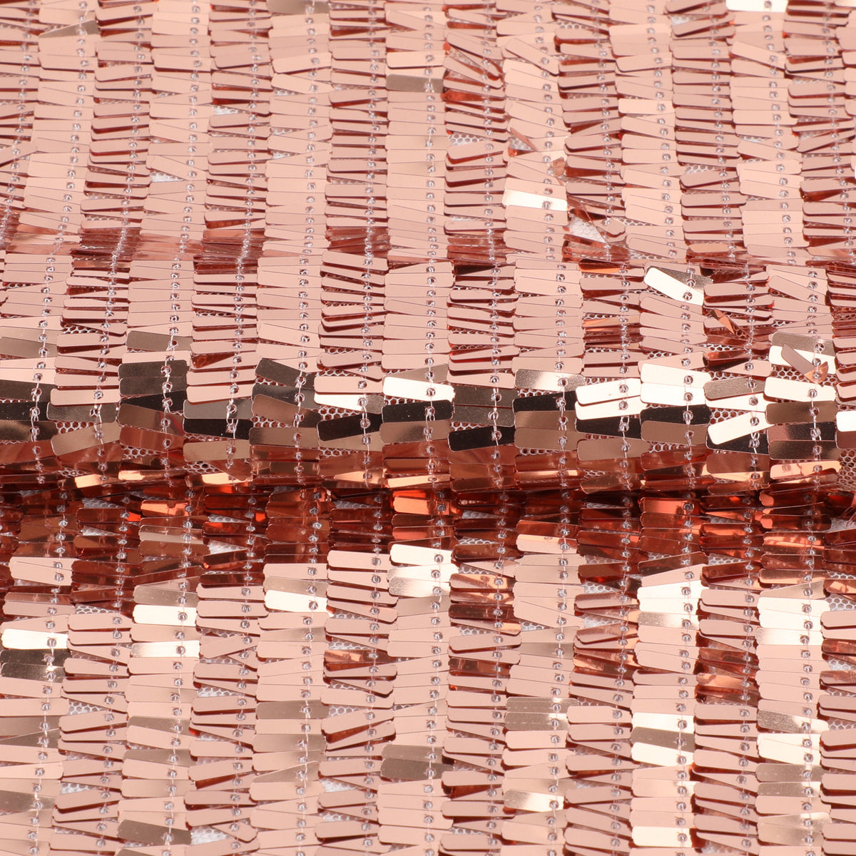 Sequin Embroidery Fabric By The Yard | 15 Colors, 49" Wide for Christmas Craft & Accessories - Champagne