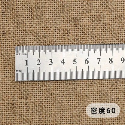 Thick Jute Burlap Fabric for Decor Backdrops, Tablecloths & DIY Crafts - Density 60