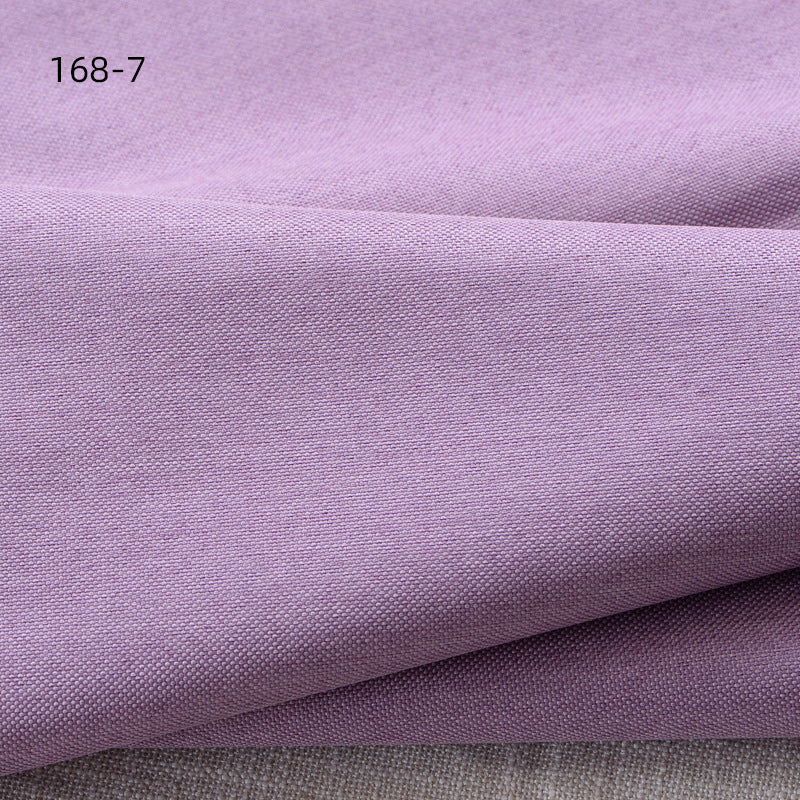 Faux Linen Upholstery Fabric by the Yard - Thick Sofa & Decor - 168-7 Light Purple