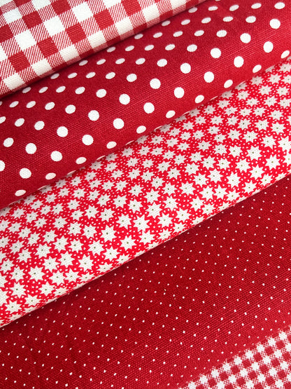 Cotton Polka Dot & Check Fabric, for Shirts & Cushions
