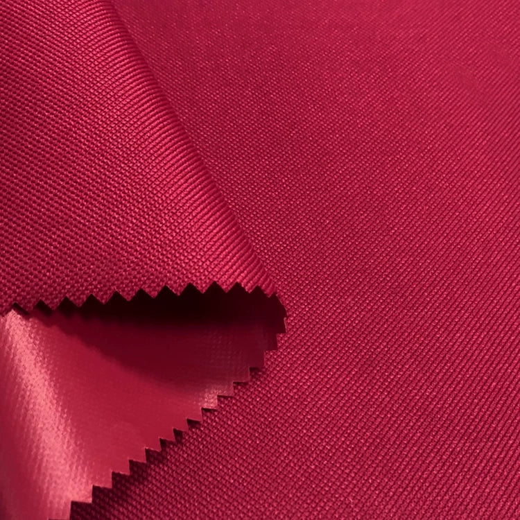 600D Oxford Fabric, Waterproof PVC Coated for Tents & Bags - Red