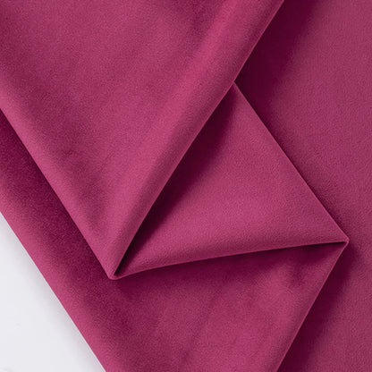 Pink Velvet Fabric, 17 Colors for Sofa Covers, Curtains & Backdrops - Rose Red