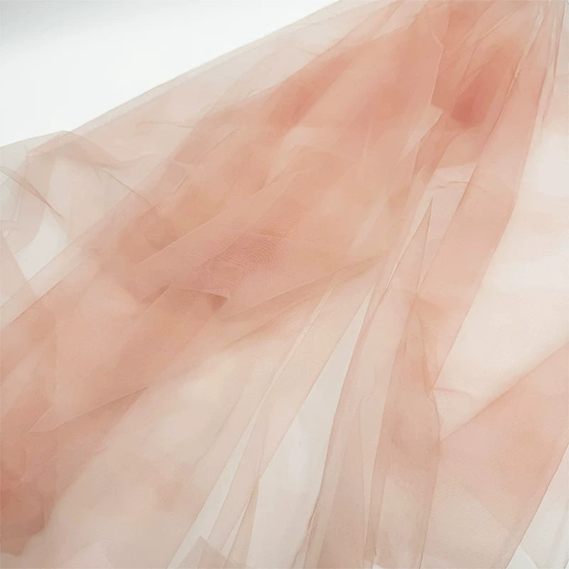 Ombre Soft Net Fabric, Gradient Sheer Mesh for Classroom & Crafts - Pink