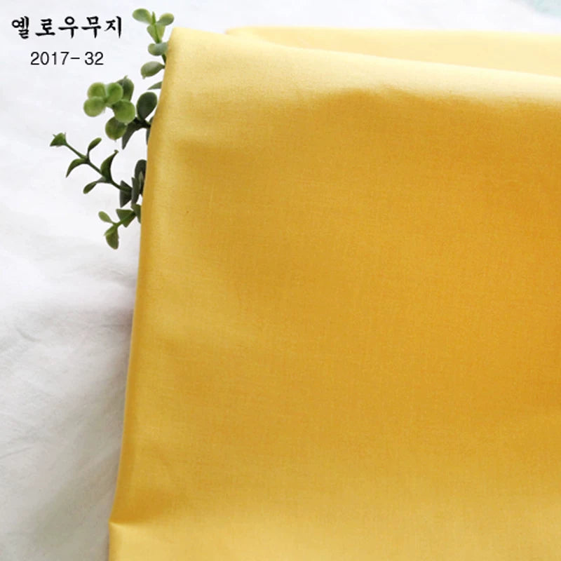 Thick Cotton Check Fabric for Sofa Covers, Curtains & Picnic - Solid