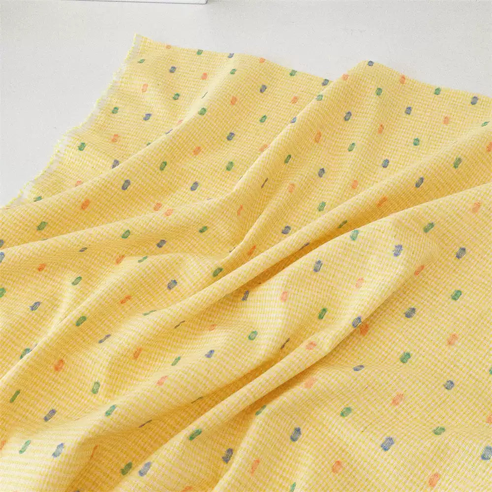 Cotton Clipped Floral Fabric, for Shirts & Dresses
