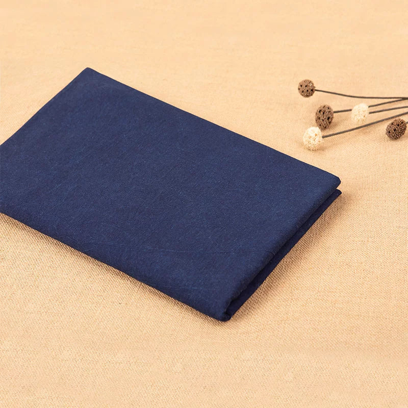 Indigo Dyed Cotton Fabric, for Sashiko & Dresses - Navy