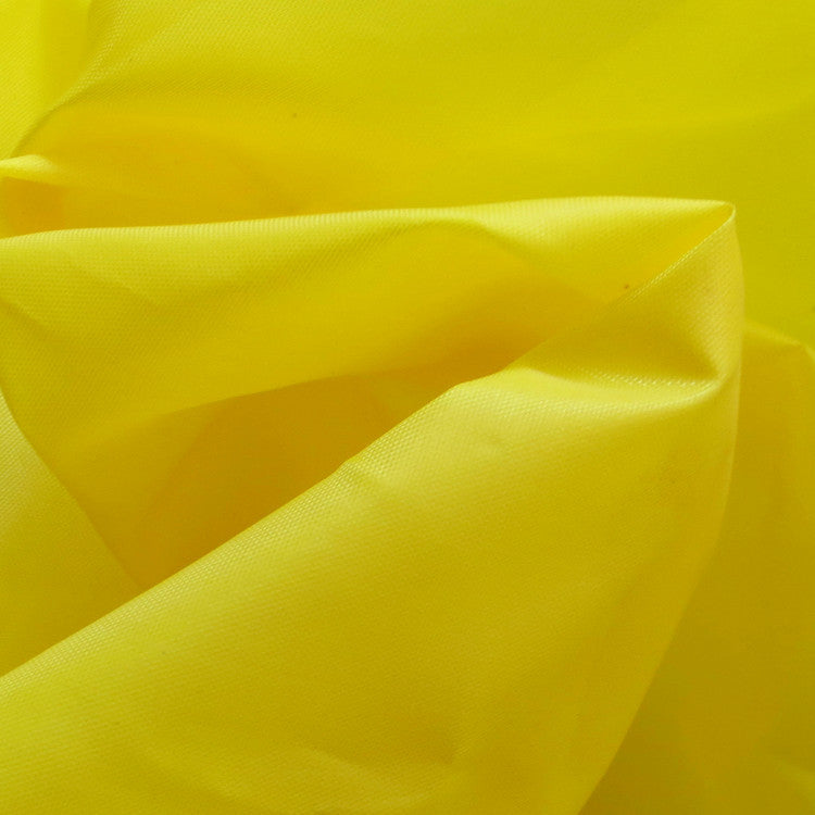 PU Coated Polyester Taffeta Fabric, Waterproof & Crisp - Golden Yellow & Yellow
