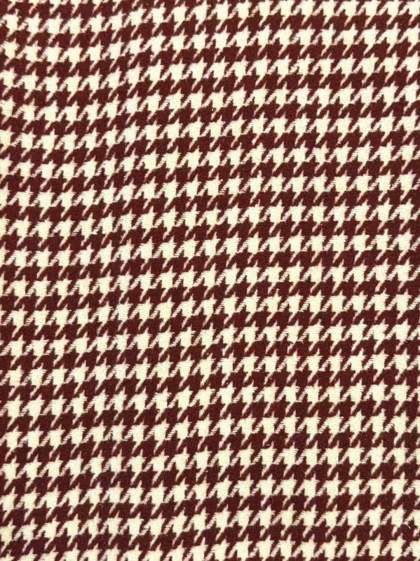 Houndstooth Tweed Fabric, 8 Colors for Pants, Bags & Home Decor - 25263-4