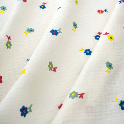 Washed Cotton Double Gauze, for Baby Towels & Wraps - Tiny Confetti Floral