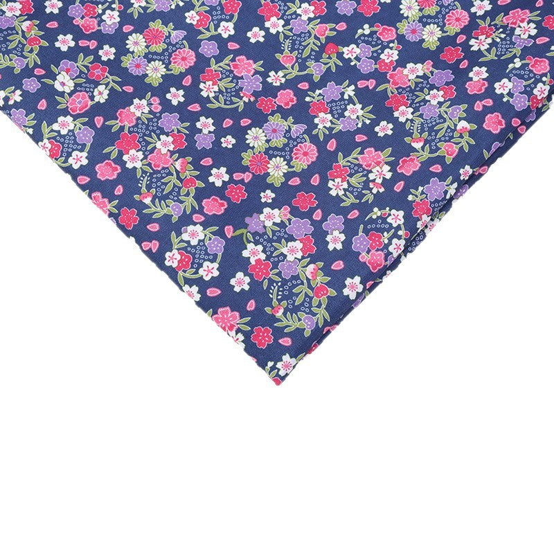 Small Floral Polyester Fabric, Tiny Print Cloth for Bags & Table Linens