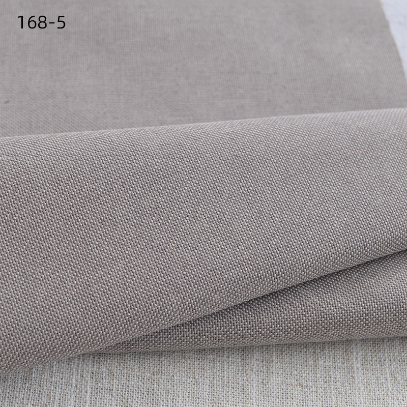 Faux Linen Upholstery Fabric by the Yard - Thick Sofa & Decor - 168-5 Greige