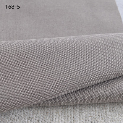 Faux Linen Upholstery Fabric by the Yard - Thick Sofa & Decor - 168-5 Greige