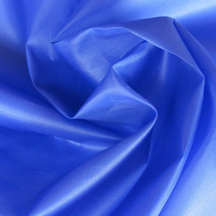PU Coated Polyester Taffeta Fabric, Waterproof & Crisp - Blue & Royal Blue
