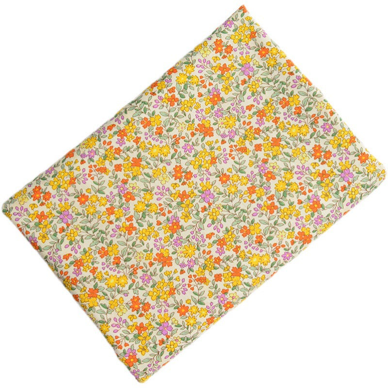Poplin Floral Cotton Fabric, Fresh Print Cloth for Kids Dresses & DIY