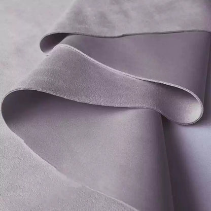 Lightweight Suede Fabric, Soft Brushed Polyester for Bags & Apparel - Light Purple