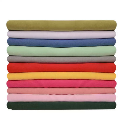 Cotton Lining Fabric, Plain Solid, for Baby Clothing, Dresses & Linings