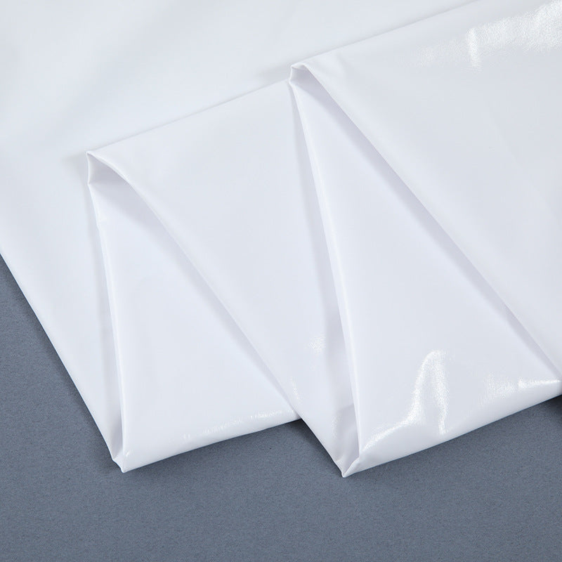 Holographic Stretch Stage Fabric, for Costumes & Backdrops - Matte White