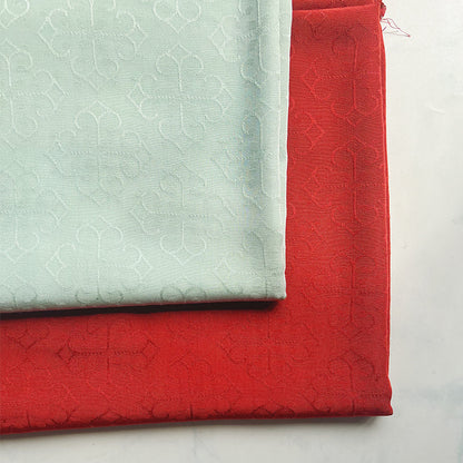 Rayon Botanical Jacquard Fabric, for Hanfu & Dresses