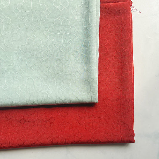 Rayon Botanical Jacquard Fabric, for Hanfu & Dresses
