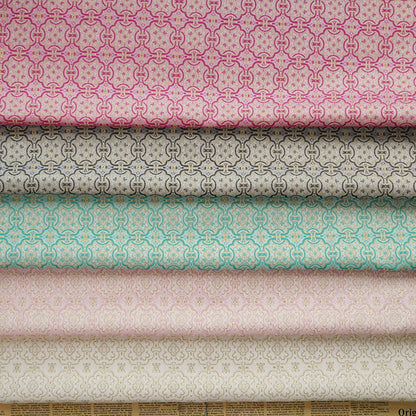 Metallic Jacquard Fabric - Traditional Pattern Apparel & Decor by the Yard