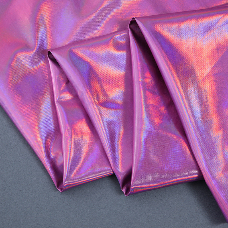 Iridescent Stretch Stage Fabric, for Backdrops & Costumes - Light Purple