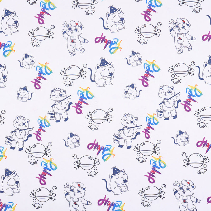Waterproof Taffeta Craft Fabric, for Smocks & Pet Coats - Stripe
