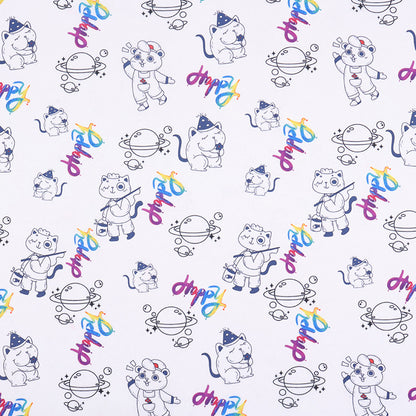 Waterproof Taffeta Craft Fabric, for Smocks & Pet Coats - Stripe