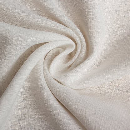 Polyester Linen-Look Slub Fabric, Woven Cloth for Bags & Curtains - Polyester Slub