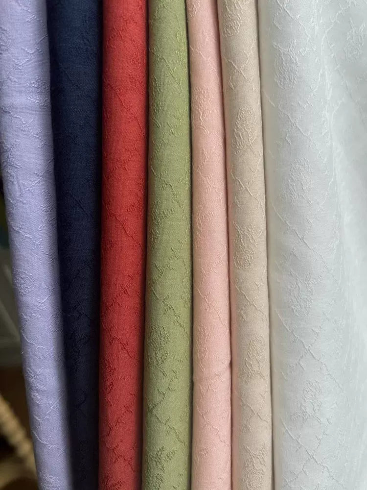 Mirror Rose Jacquard Cotton, Woven for Apparel, 55 in Wide