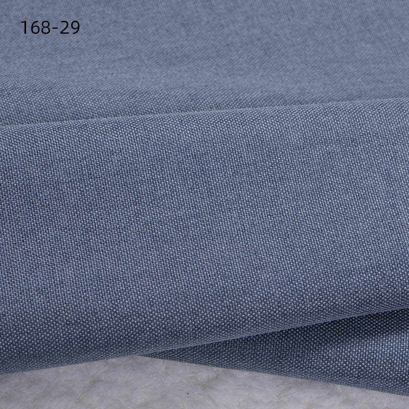 Faux Linen Upholstery Fabric by the Yard - Thick Sofa & Decor - 168-29 Blue Grey