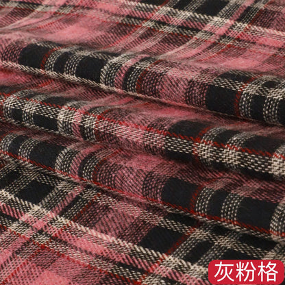 Plaid Flannel - Burgundy