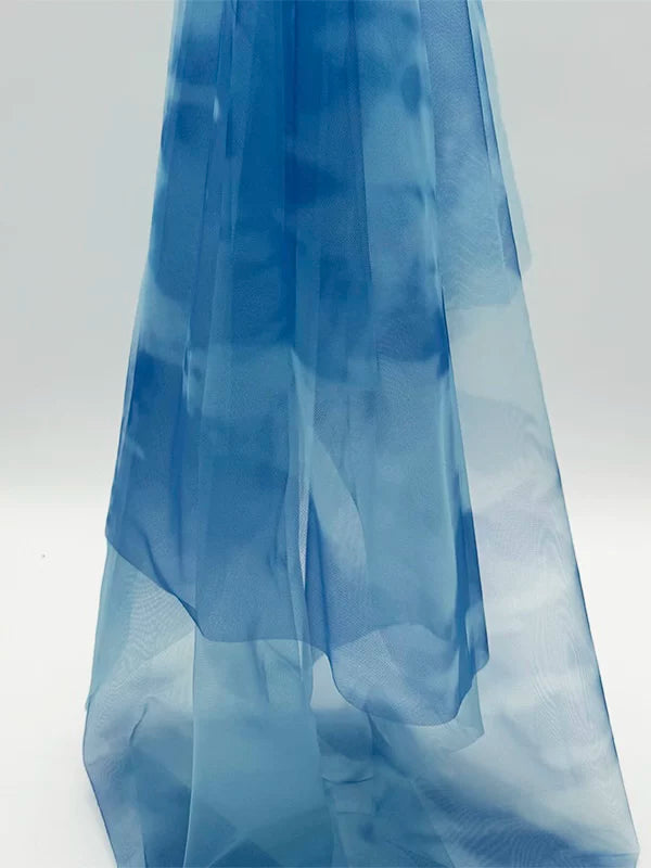 Ombre Soft Net Fabric, Gradient Sheer Mesh for Classroom & Crafts