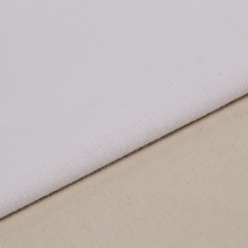 Heavy Cotton Canvas Fabric, 8oz Plain Weave for Bags & Upholstery - Bleached White 1#