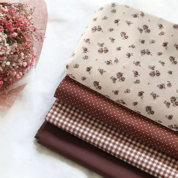 Cotton Linen Check Fabric, for Curtains & Cushions