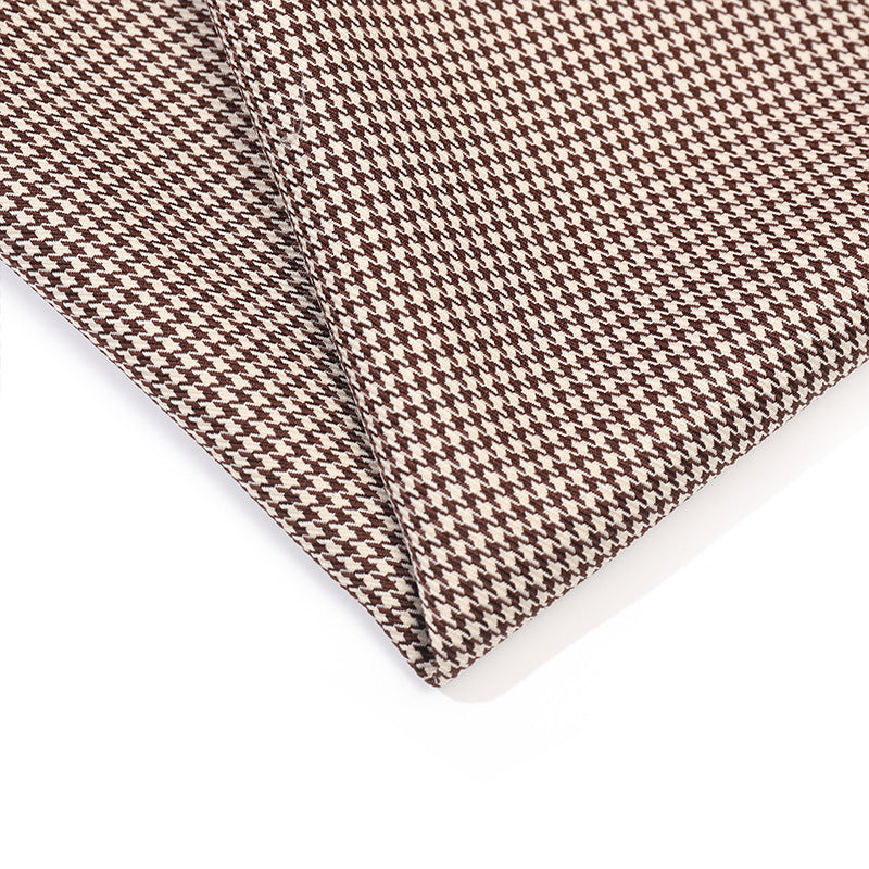 Houndstooth Stretch Fabric By The Yard | 3 Colors, 59" Wide, 2-Way Stretch for Sofa Covers & Jackets