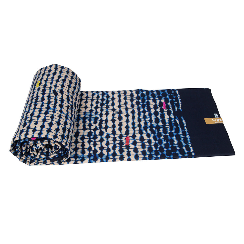 African Wax Print Fabric, Double-Sided Polyester (FP6605)