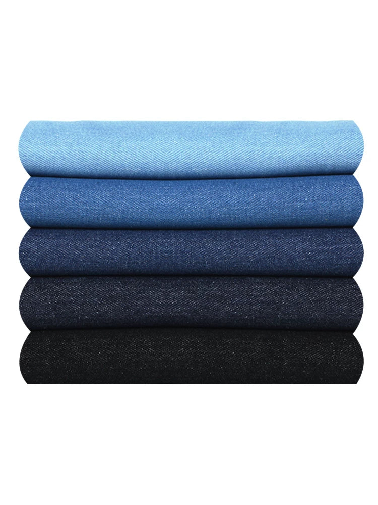 Washed Denim Fabric, Cotton Twill, for Jackets, Shirts, Skirts & DIY