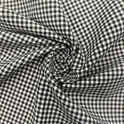2mm Gingham - Black