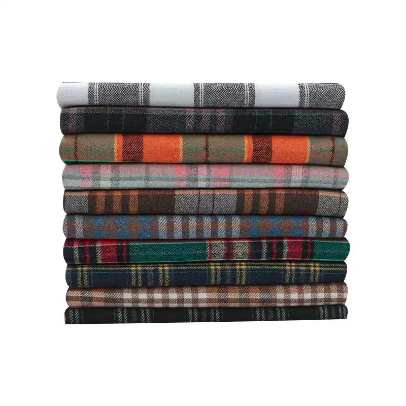 Brushed Plaid Shirt Fabric, Tartan Check, for Shirts, Skirts & JK Uniforms