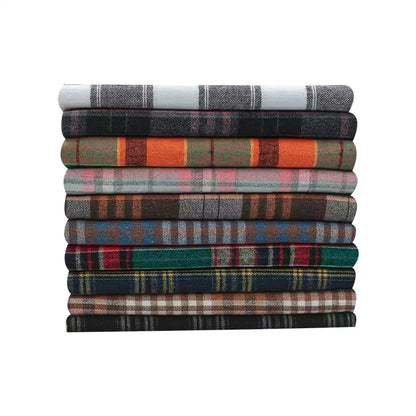 Brushed Plaid Shirt Fabric, Tartan Check, for Shirts, Skirts & JK Uniforms