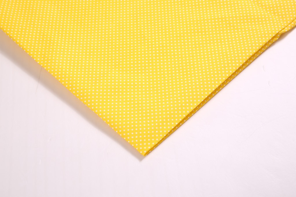 Floral Polyester Fabric - Craft & Craft by the Yard - Yellow