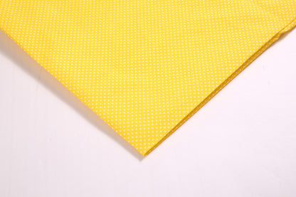 Floral Polyester Fabric - Craft & Craft by the Yard - Yellow