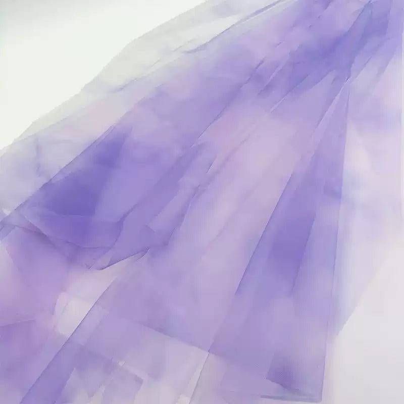Ombre Soft Net Fabric, Gradient Sheer Mesh for Classroom & Crafts
