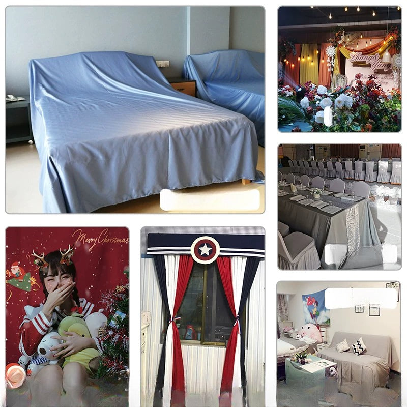 Dust Cover Fabric, Wide 315cm Polyester for Furniture & Storage
