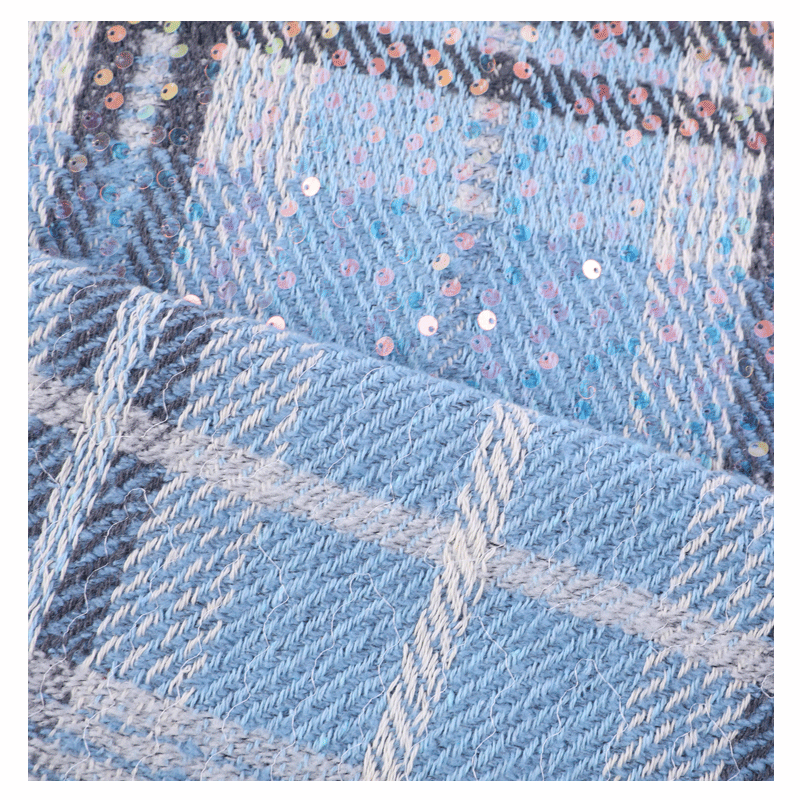 Sequin Jacquard Tweed Fabric, 2 Colors for Statement Jackets & Dresses