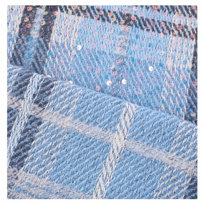 Sequin Jacquard Tweed Fabric, 2 Colors for Statement Jackets & Dresses